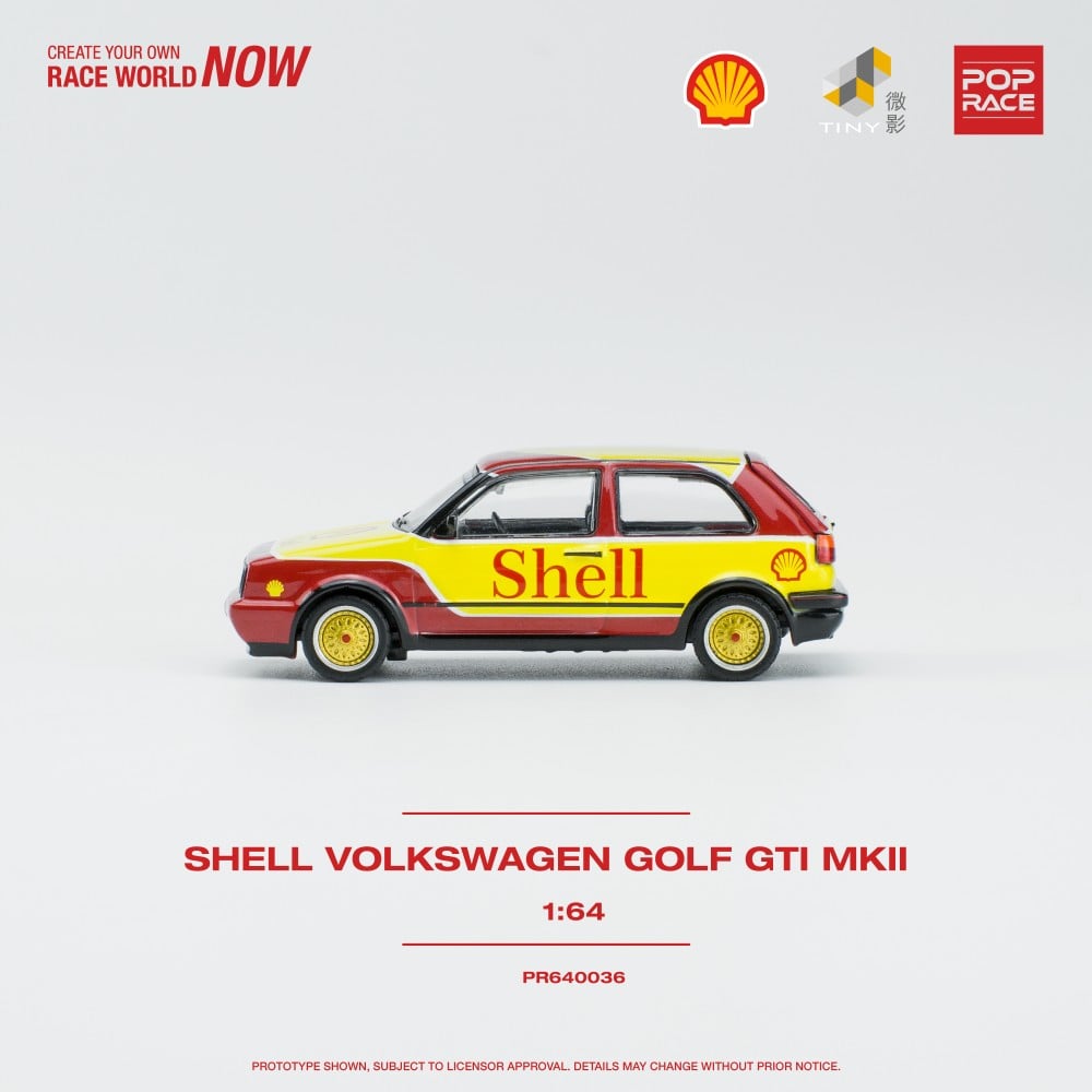 1/64 SHELL VOLKSWAGEN GOLF GTI MKII - PR640036