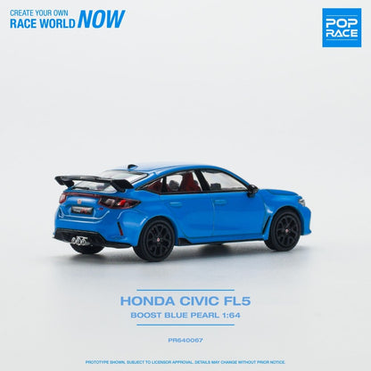 1/64 HONDA CIVIC TYPE-R FL5 BOOST BLUE PEARL - PR640067