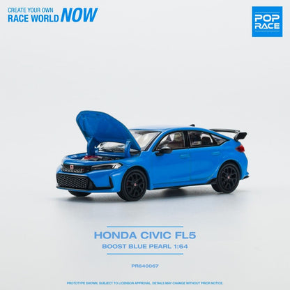 1/64 HONDA CIVIC TYPE-R FL5 BOOST BLUE PEARL - PR640067