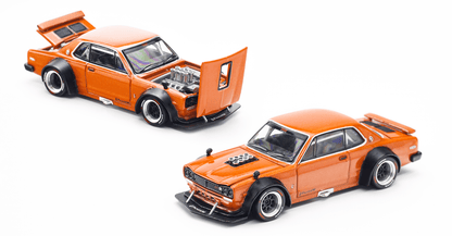 1/64 NISSAN SKYLINE GT-R V8 DRIFT (HAKOSUKA) ORANGE - PR640032