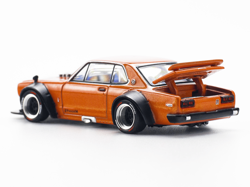 1/64 NISSAN SKYLINE GT-R V8 DRIFT (HAKOSUKA) ORANGE - PR640032