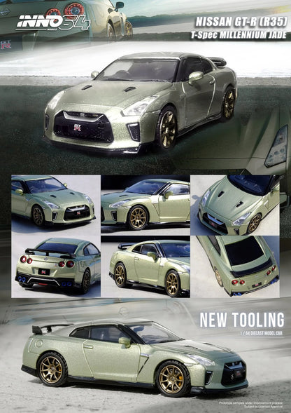 1/64 - NISSAN GT-R (R35) - Millennium Jade - IN64-R35-MJADE